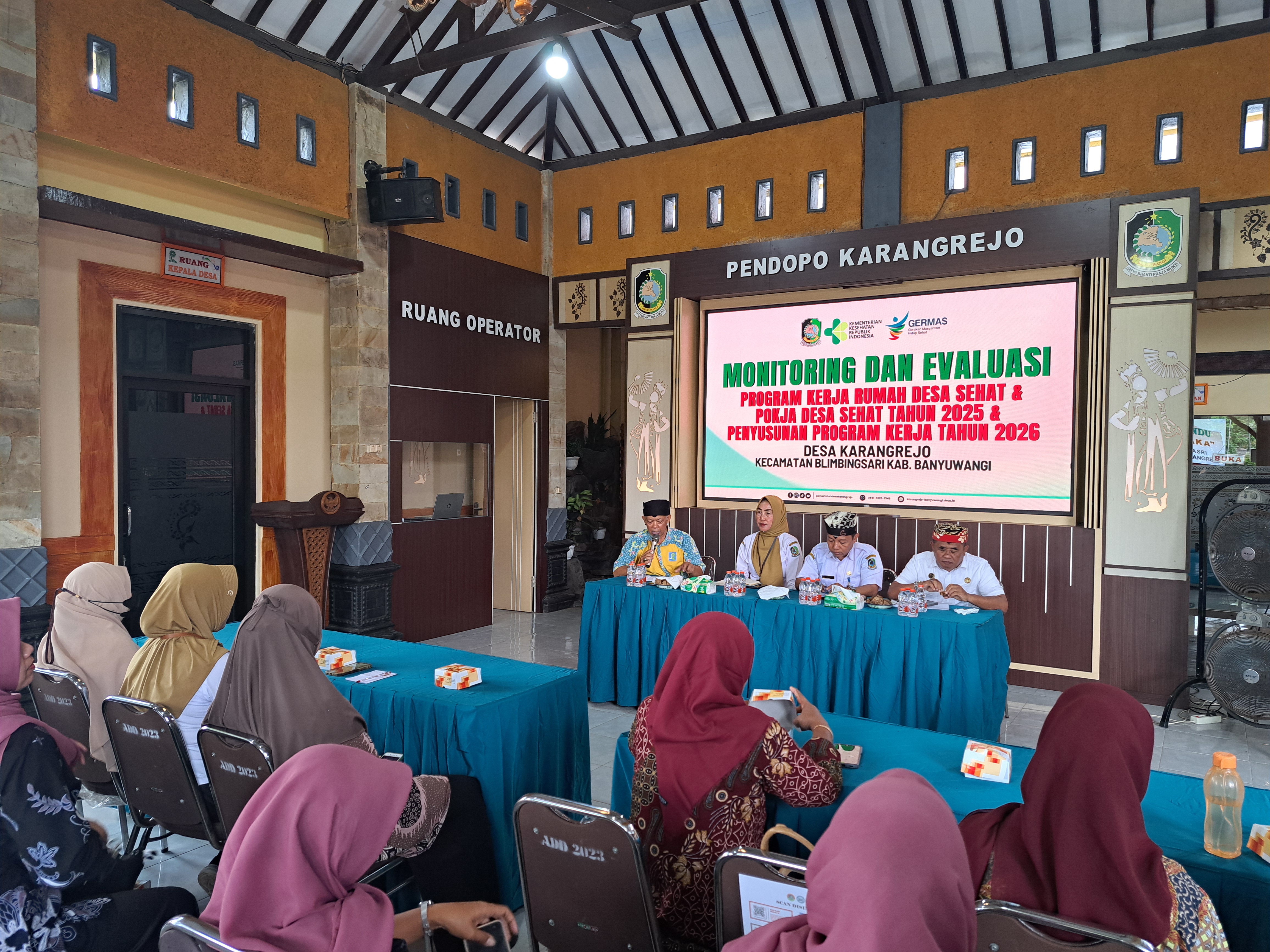 MONEV RDS DAN POKJA SEHAT