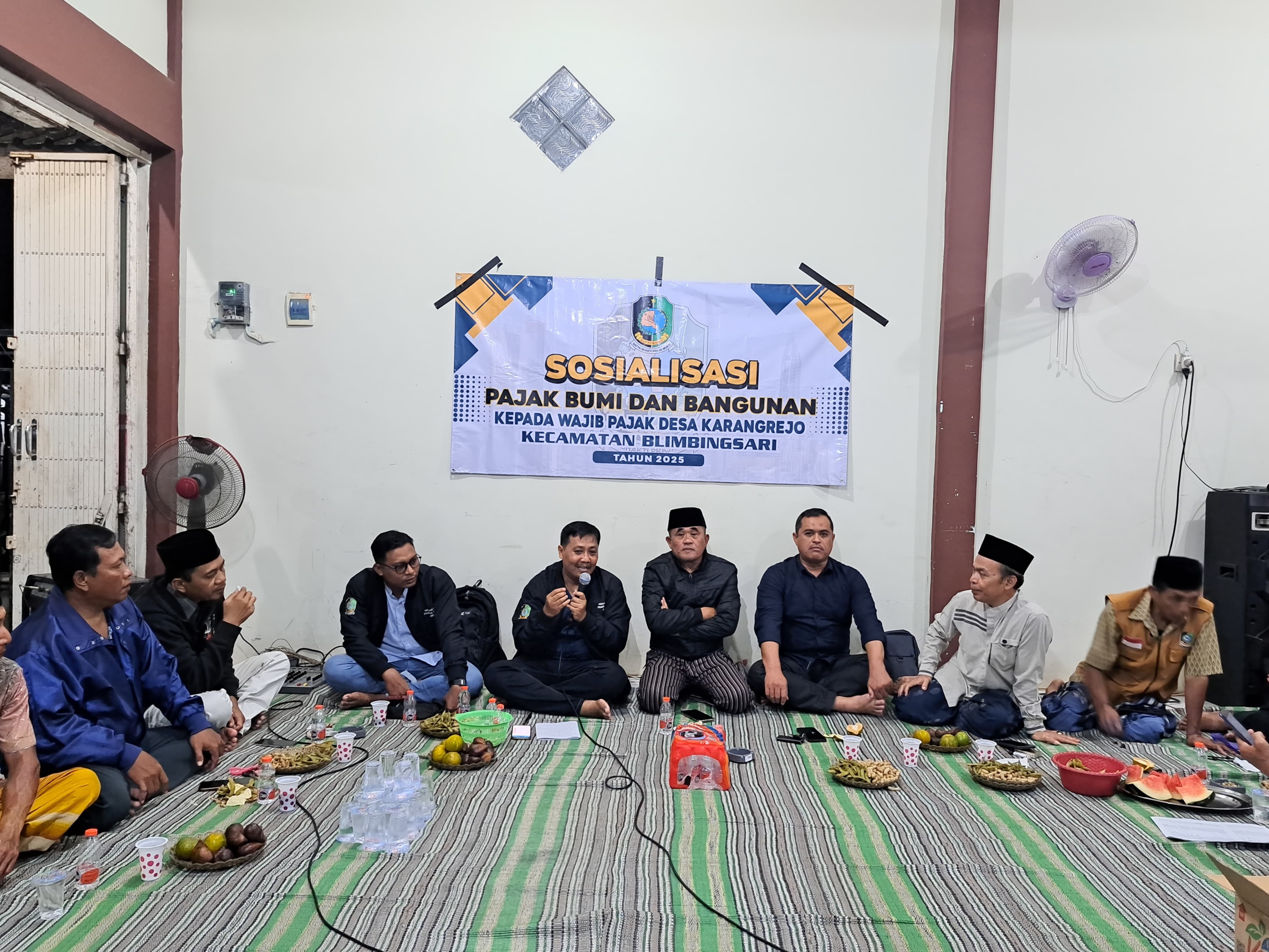 SOSIALISASI PBB BERSAMA BAPENDA DI DUSUN REJOSARI, SABTU 26 JULI 2025