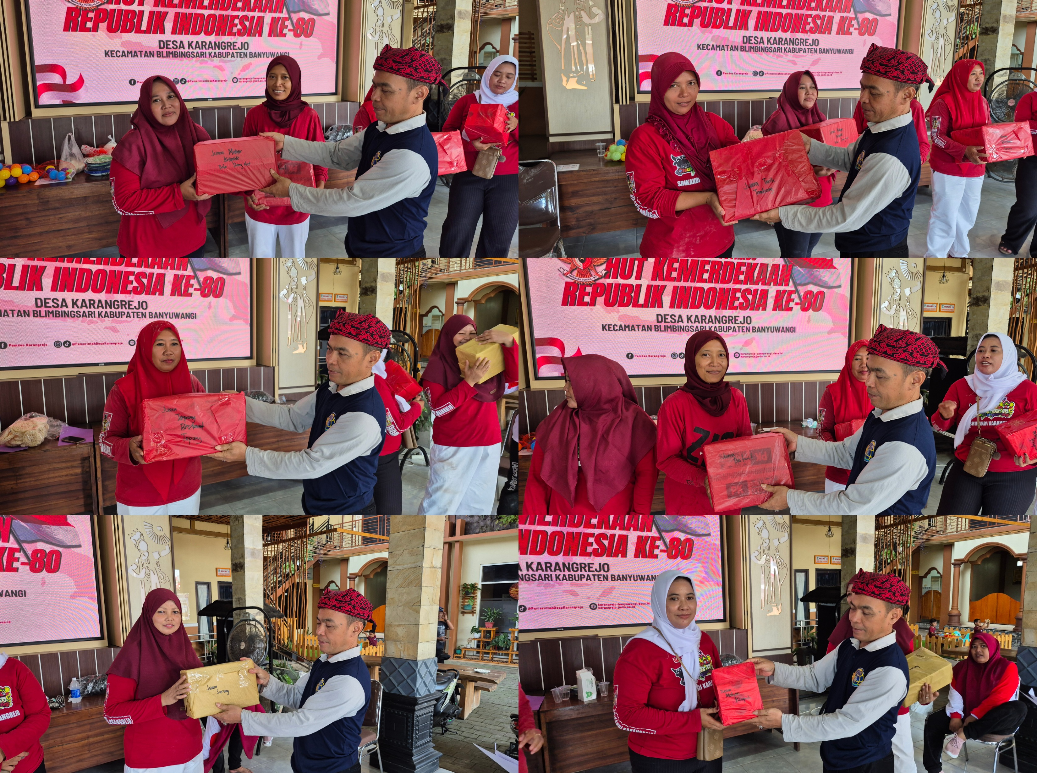 PEMBERIAN HADIAH KEPADA KADER POSYANDU