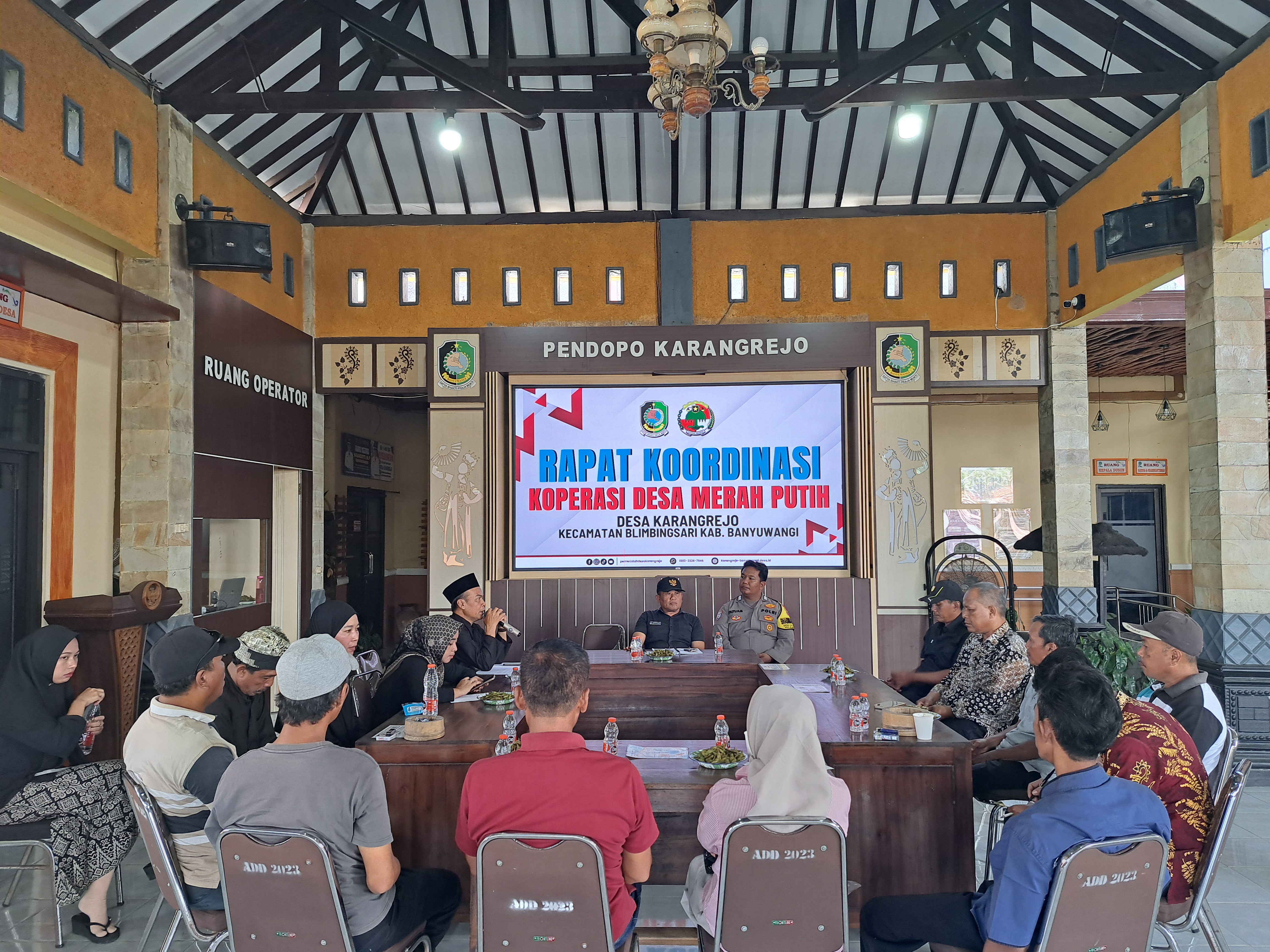 RAPAT KOORDINASI KOPDES MERAH PUTIH DESA KARANGREJO